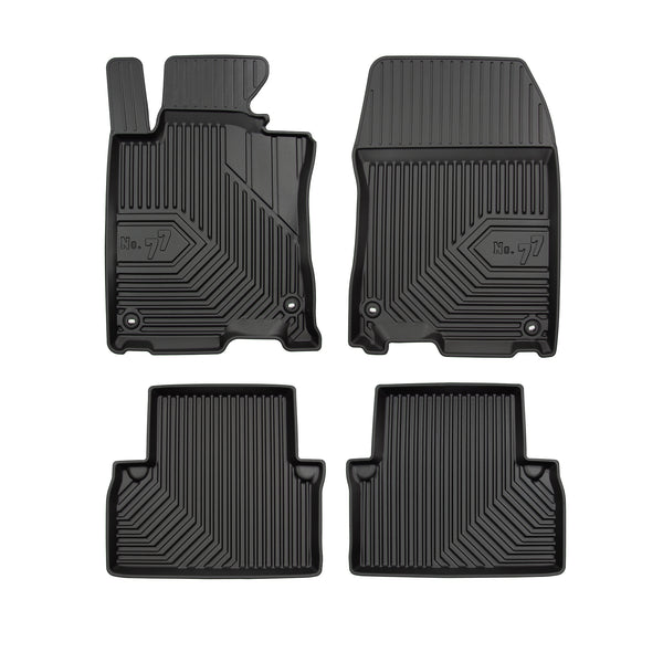 PACK OF 4 RUBBER MATS NO.77 HONDA ACCORD VIII 2008-2015