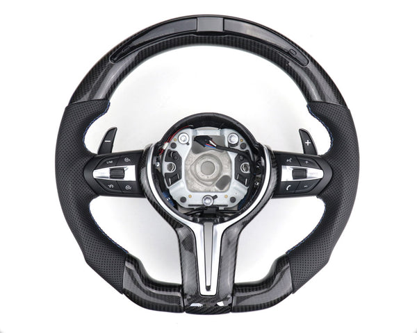 CARBON STEERING WHEEL W/ DISPLAY BMW 5 6 7 SERIES F10 F11 F06 F12 F01 F02 2010-2018