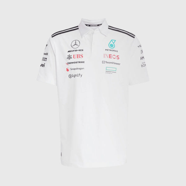 Mercedes AMG Petronas F1 Polo White 2025