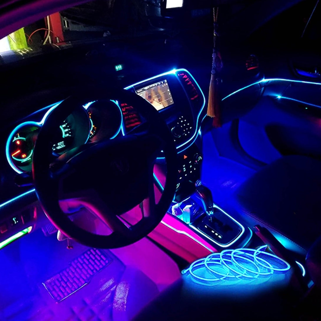 Fita de Iluminação interior Azul Turquesa Neon - Occ Sport