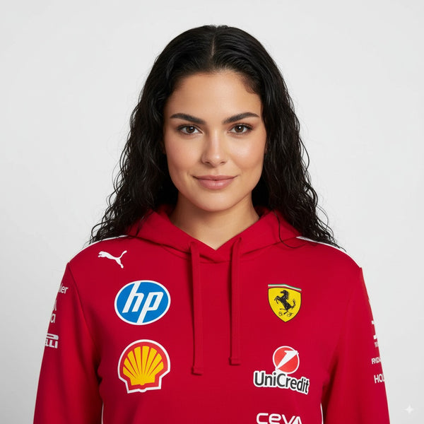 Ferrari F1 Team 2025 Sweat Red Hoodie