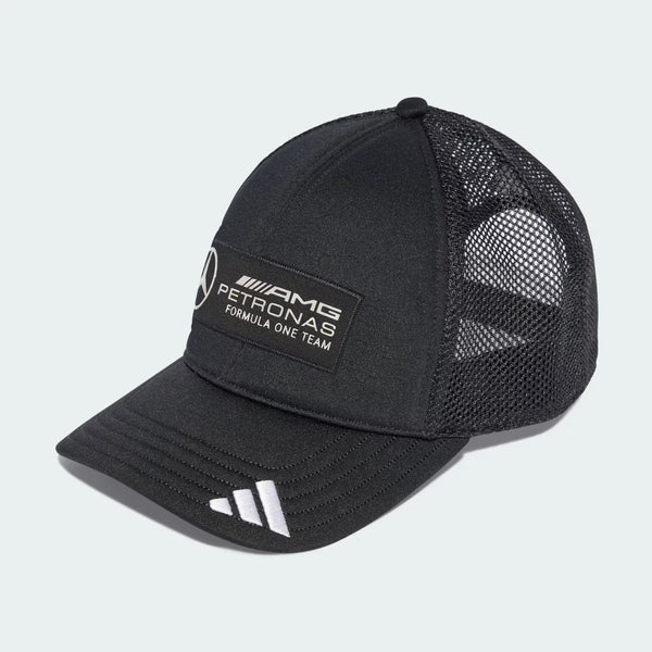 Mercedes AMG F1 Snapback Trucker Cap Black