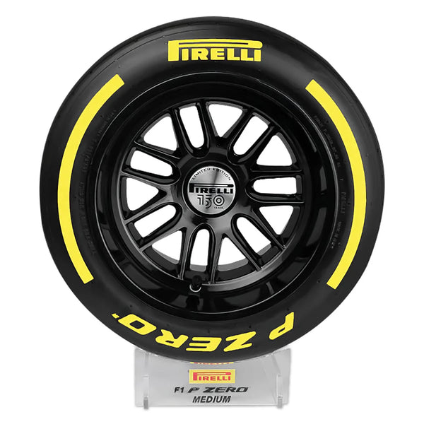 Pirelli F1 Yellow Medium Tyre Miniature 1:2