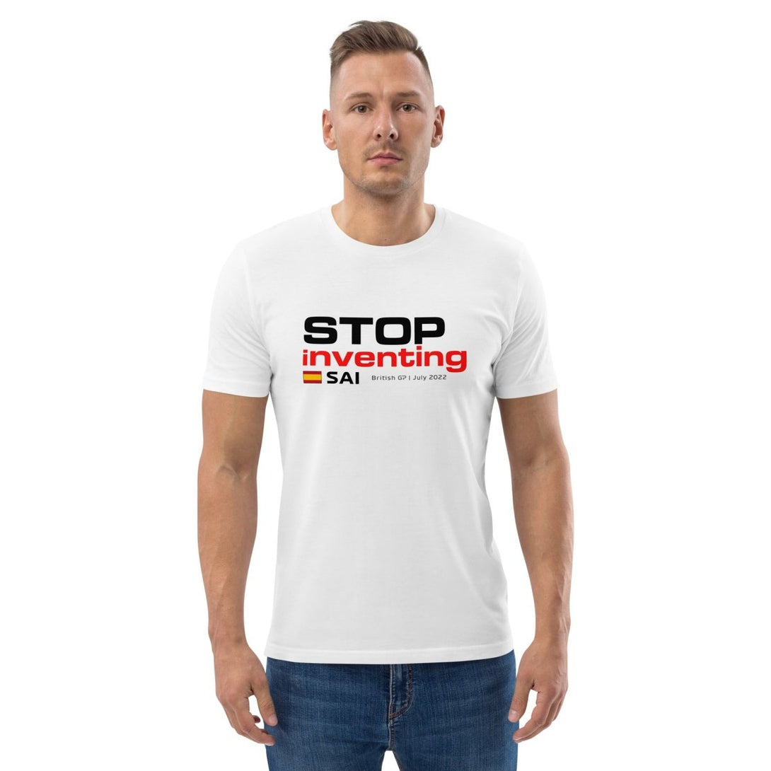 T - shirt Carlos Sainz Formula 1 Stop Inventing - Autocubo