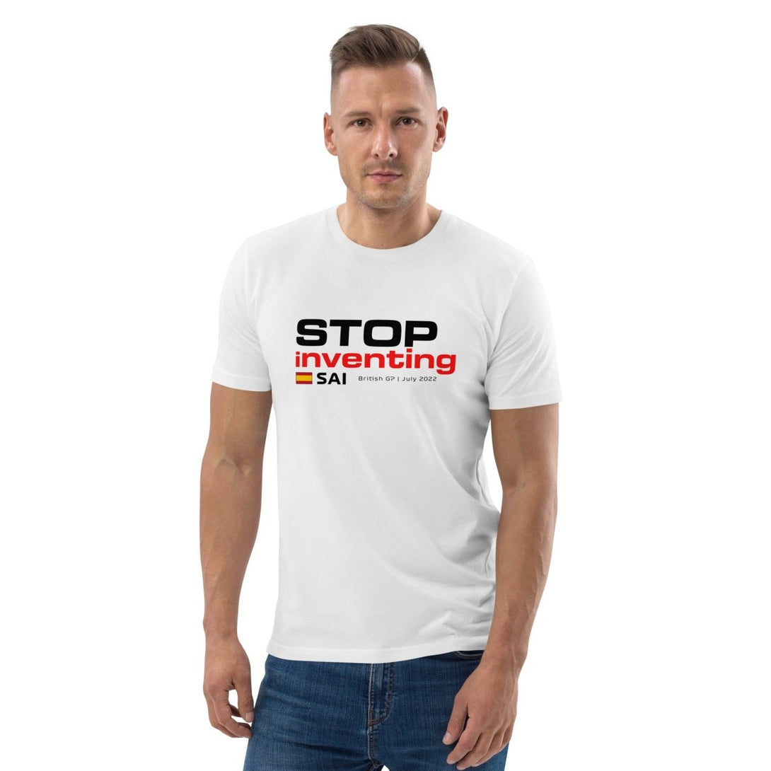 T - shirt Carlos Sainz Formula 1 Stop Inventing - Autocubo