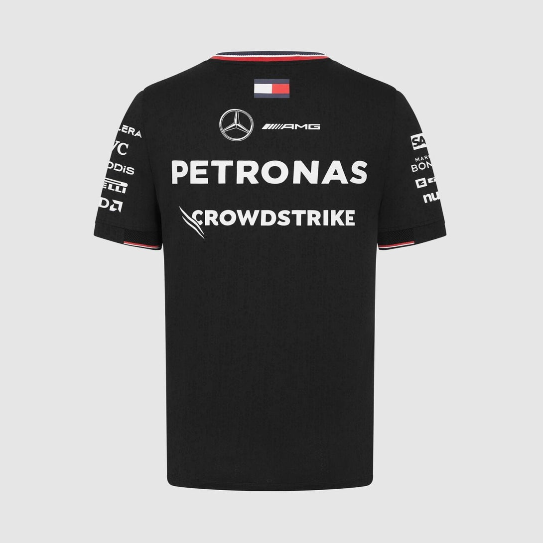 T - Shirt Mercedes AMG F1 Preta 2024 - Mercedes AMG Petronas Motorsport