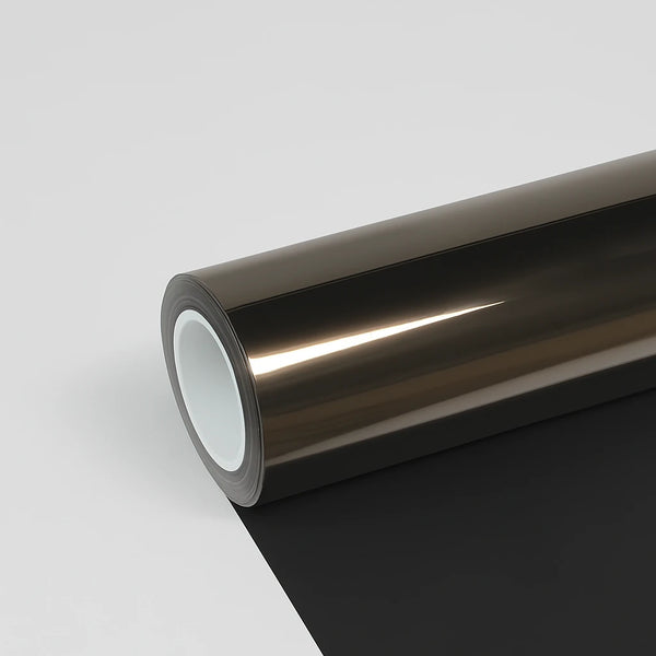 Titanium Black Mirror Chrome PET Vinyl Film