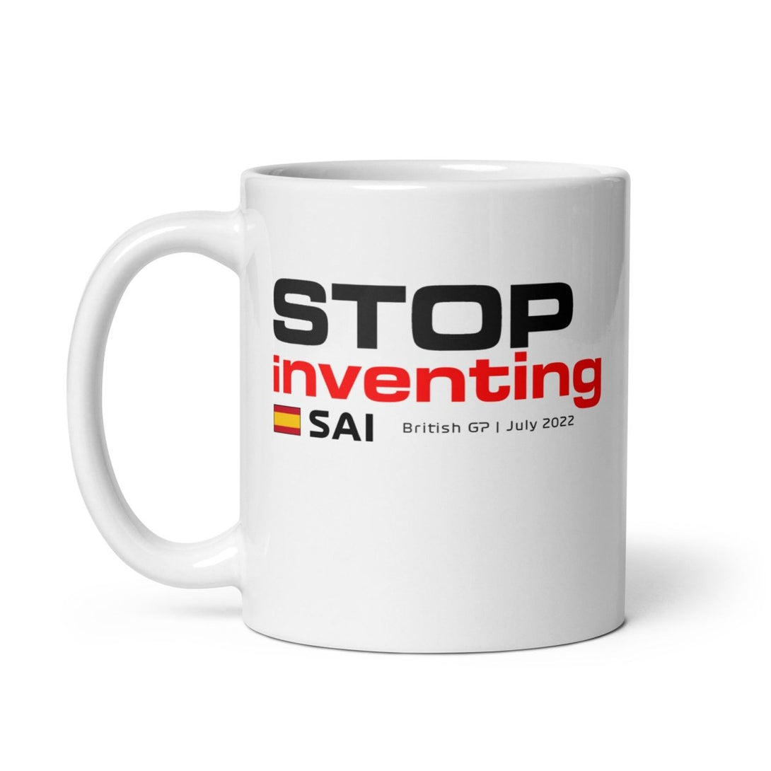 Caneca Carlos Sainz Stop Inventing - Autocubo