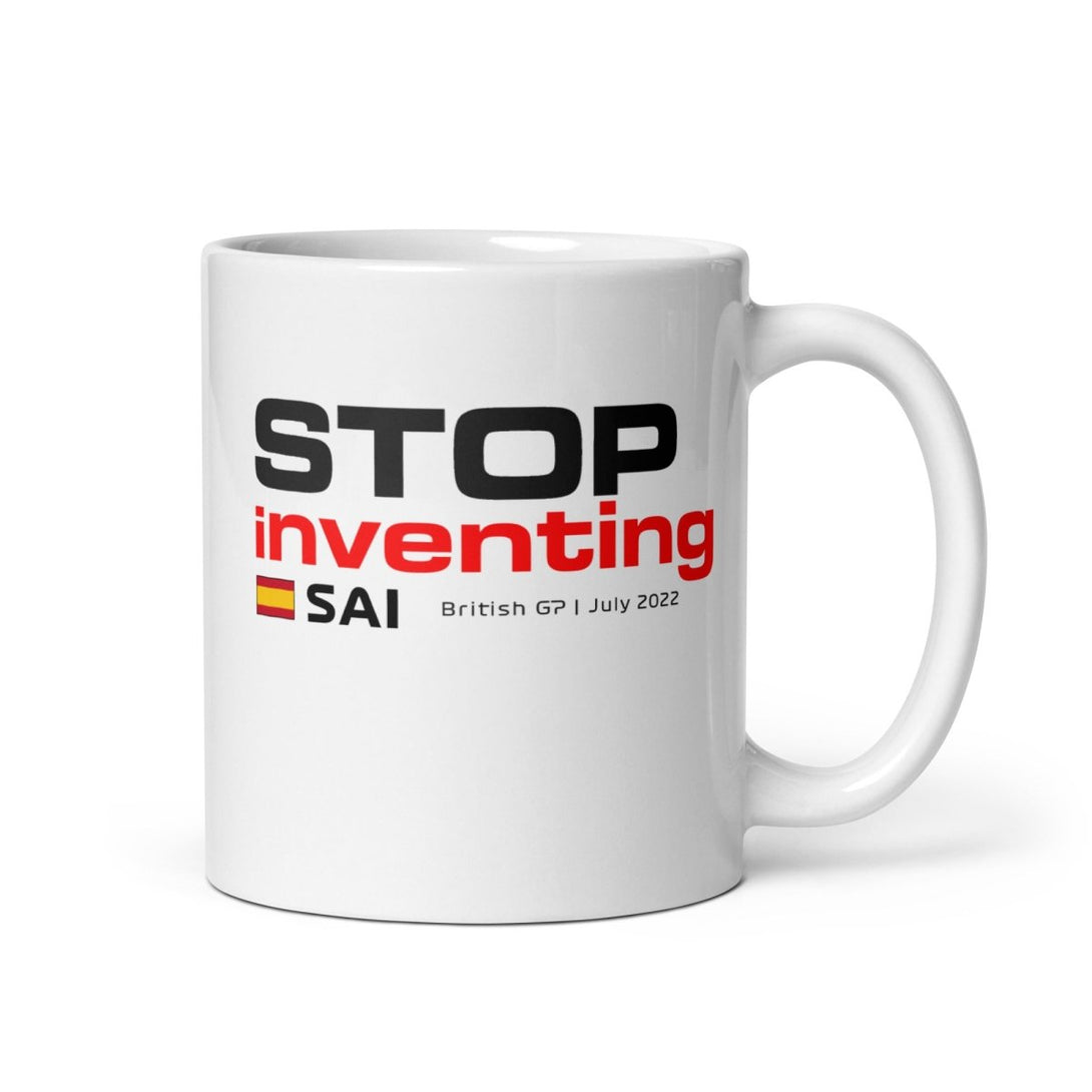 Caneca Carlos Sainz Stop Inventing - Autocubo