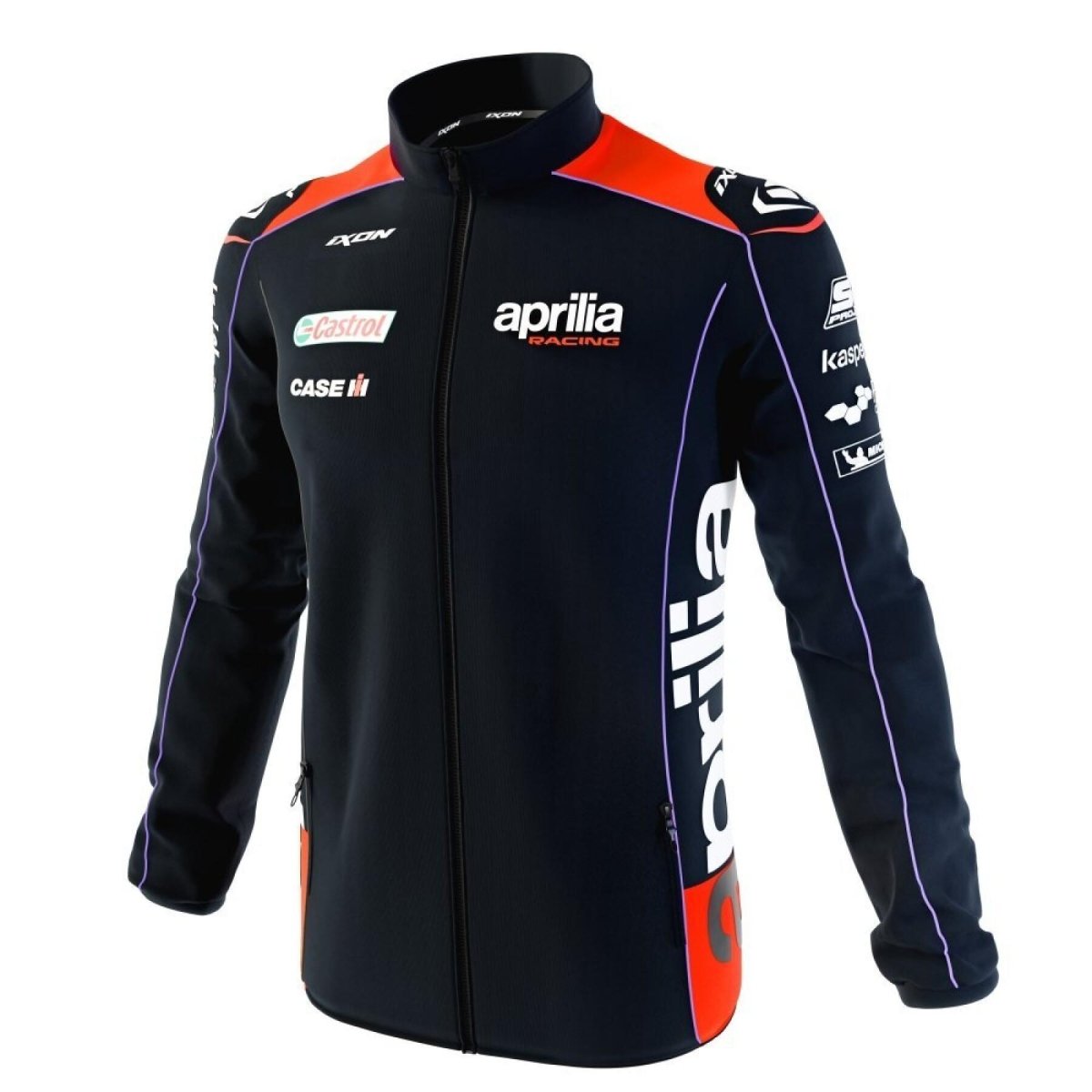 【Milwaukee Aprilia 】アプリリア aprilia Racing ソフトシェル ジャケット【M】袖が外れる2WAY（検：motoGP SBK RSV4RF Gulf SMR） 正規品 Milwaukee Aprilia アプリリア aprilia Racing ソフト