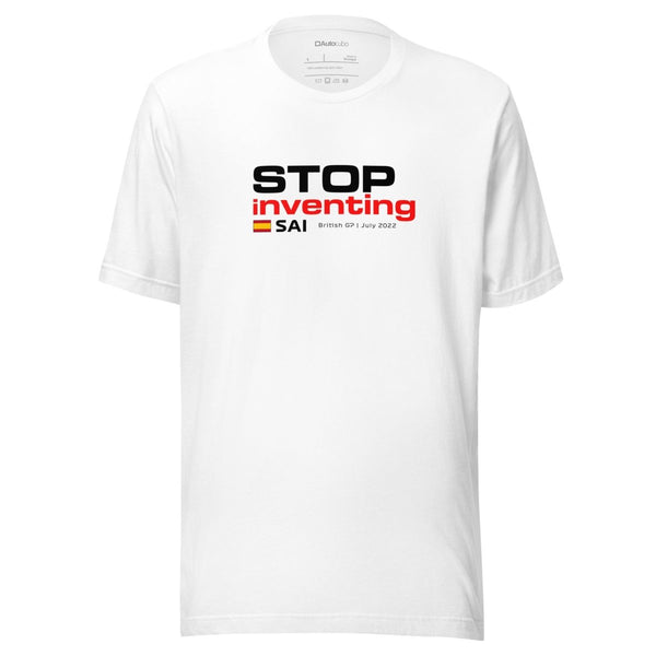 T-shirt Carlos Sainz Stop Inventing - Autocubo