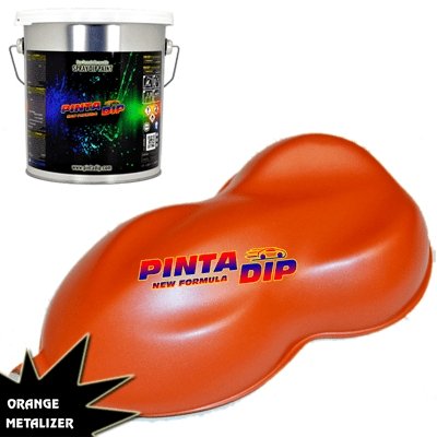 Tinta Dip Lata 4 litros Laranja Metalizado - Pinta Dip