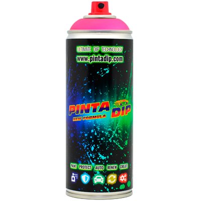 Tinta Dip Spray Rosa Fluorescente Neon - Pinta Dip